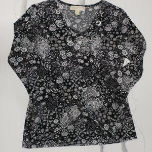 Michael Kors Long Flare Sleeve Shirt Small